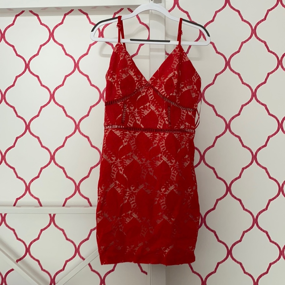 Red dress